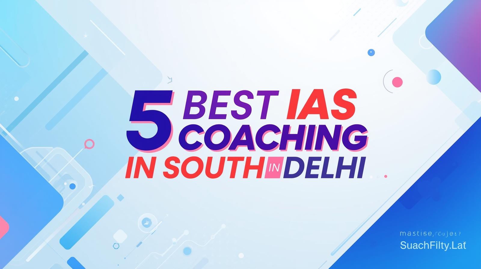 5 Best IAS Coaching in South Delhi