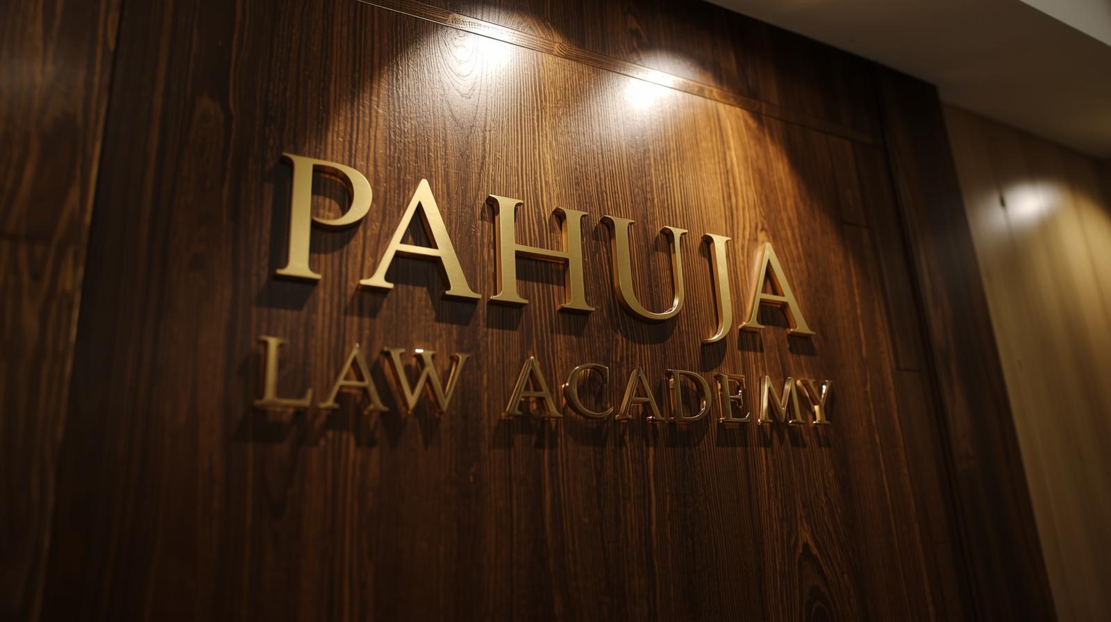 PAHUJA LAW ACADEMY