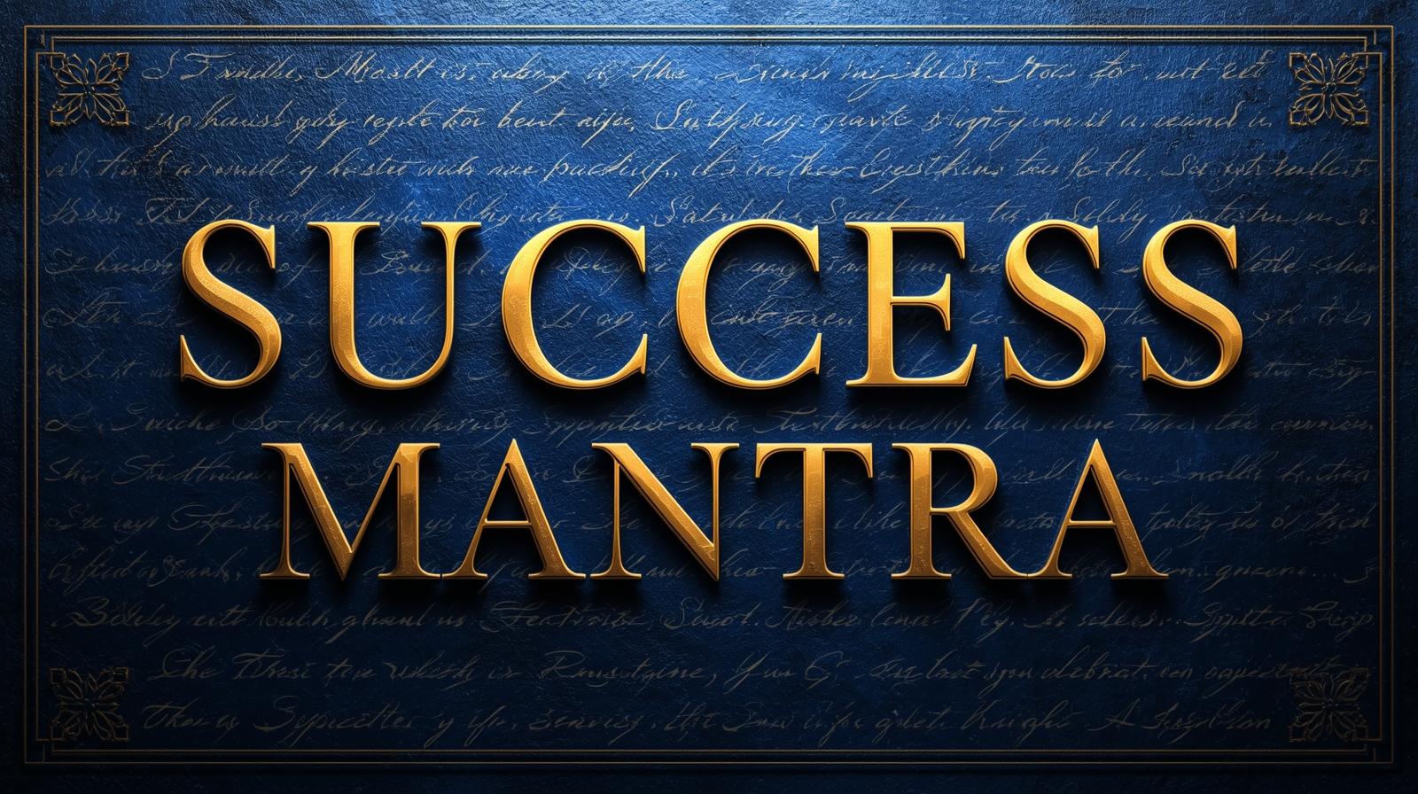 Success Mantra