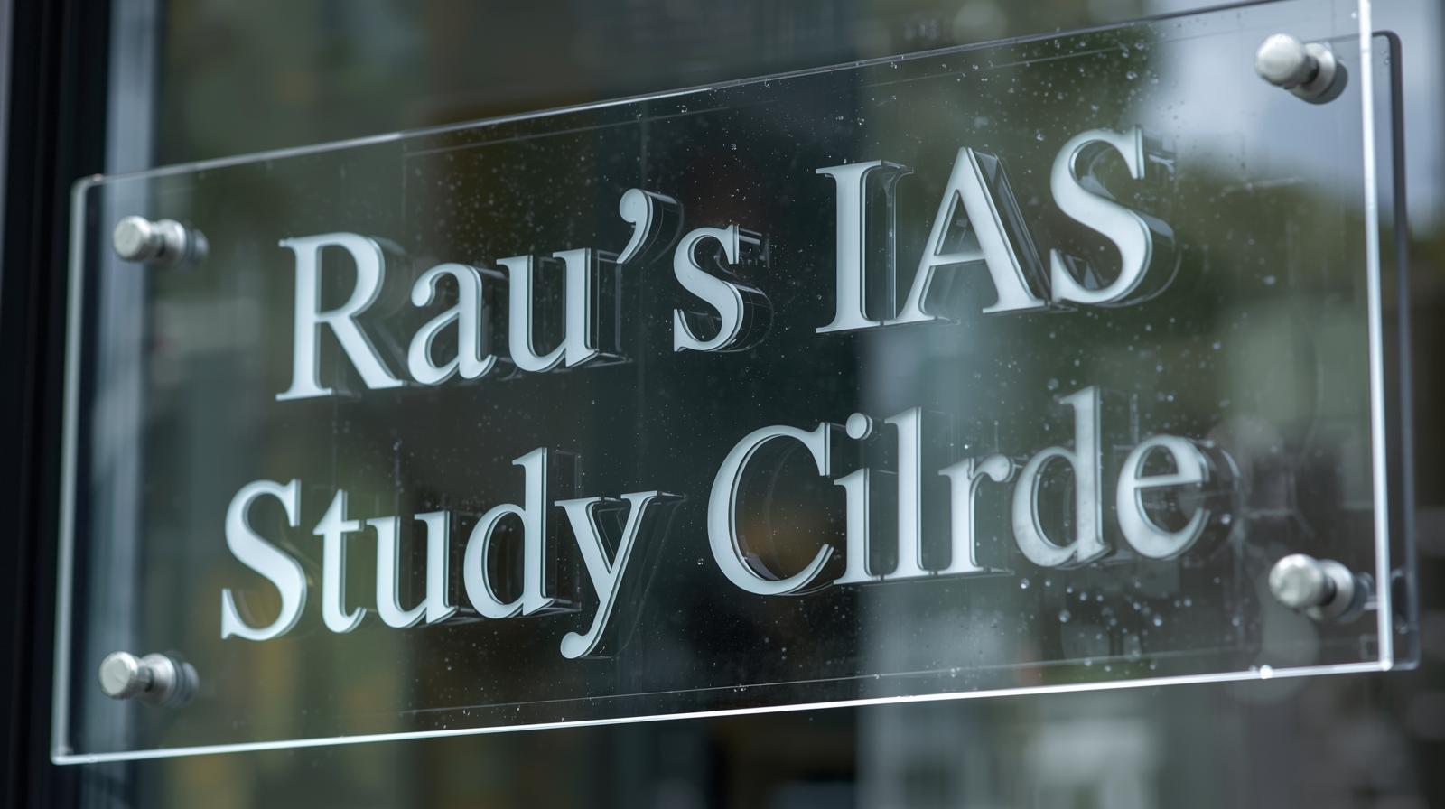 Rau's IAS Study Circle