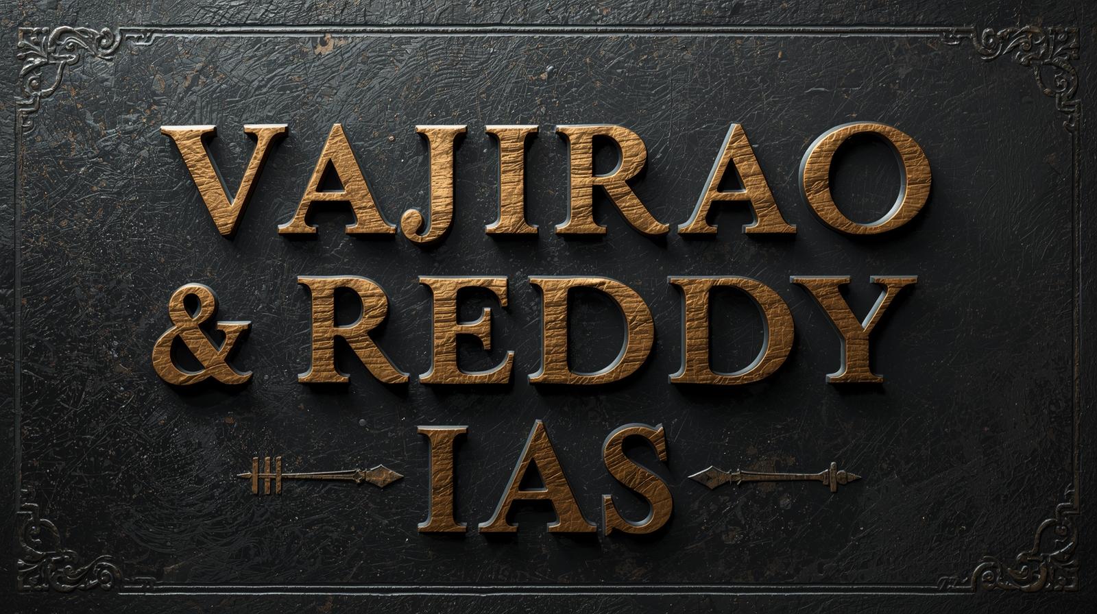 VAJIRAO & REDDY IAS