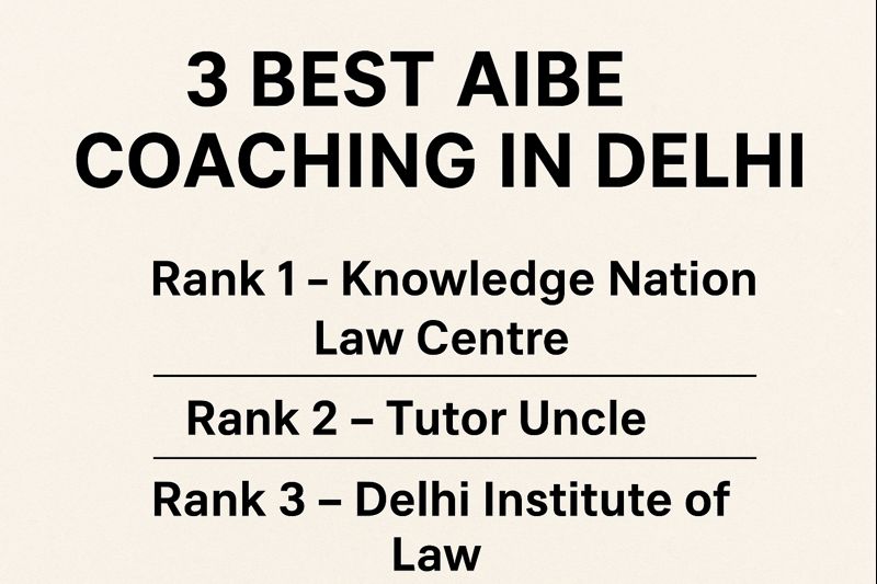 Best AIBE Coaching in Delhi
