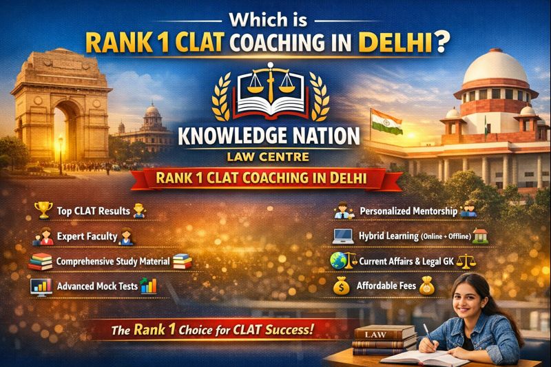 Which is Rank 1 CLAT Coaching in Delhi?