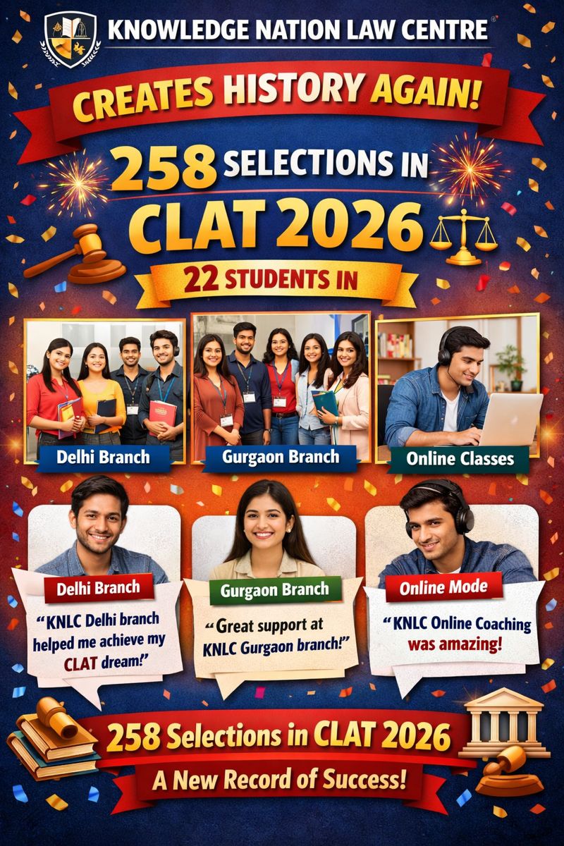 Knowledge Nation's 2026 CLAT Results