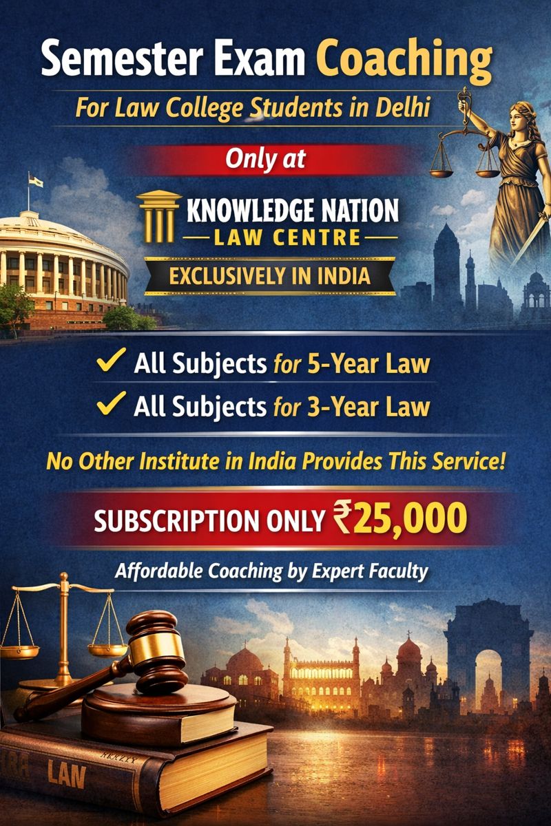 Law College Semester Exam Coaching for Law Students