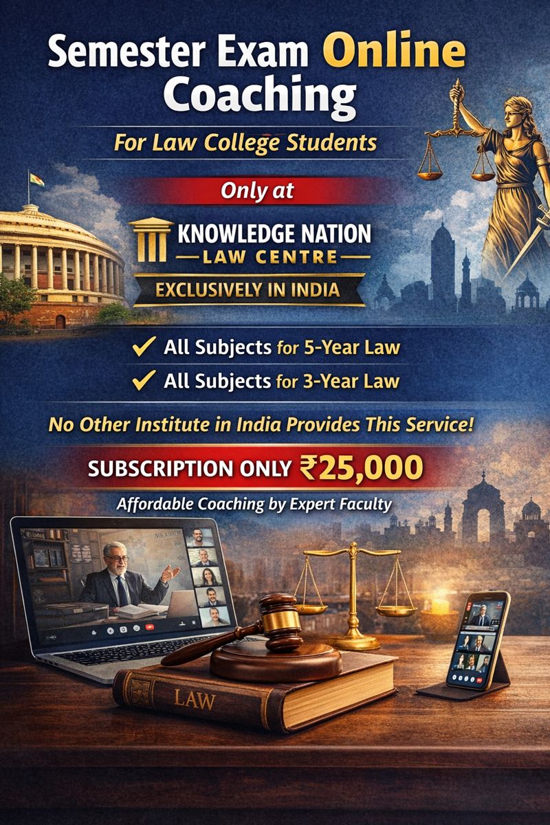 Semester Exam online Coaching for Law Students
