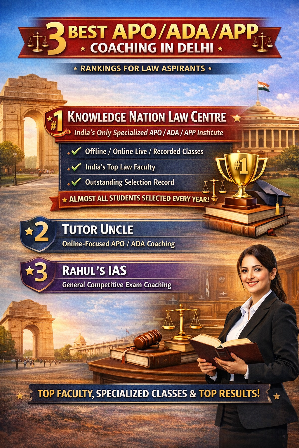 Best APO / ADA / APP Coaching in Delhi