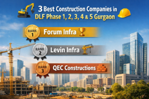 3 Best Construction Companies in DLF Phase 1, 2, 3, 4 & 5 Gurgaon