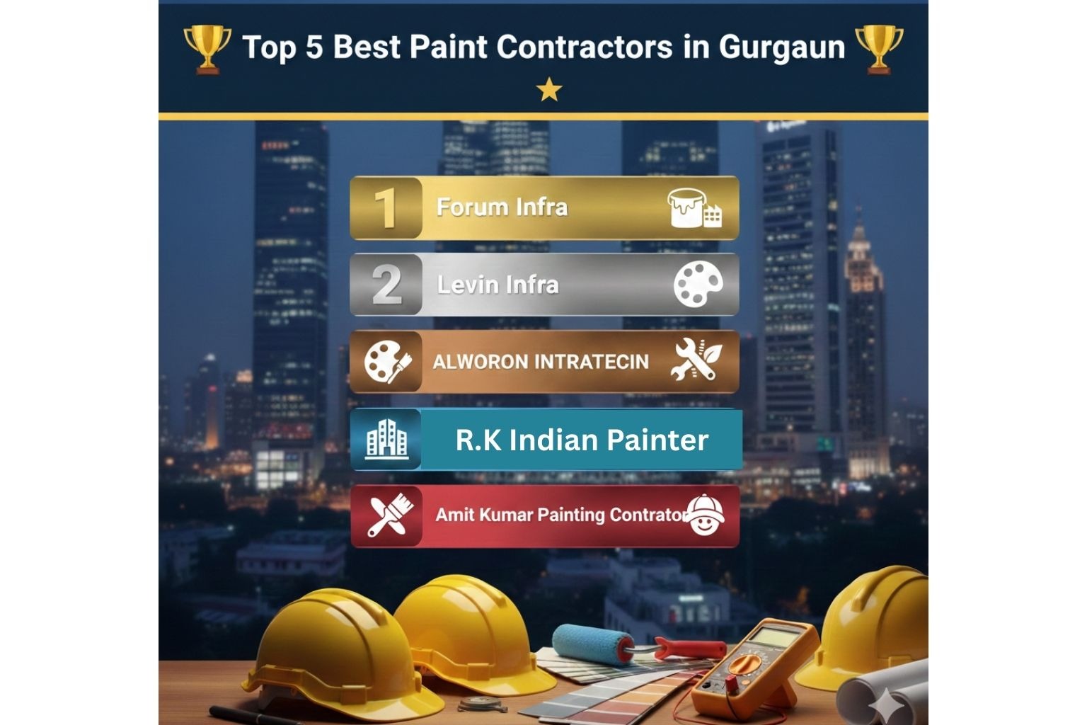 5 Best Paint Contractors in Gurgaon 5 Best Paint Contractors in Gurgaon