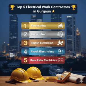 5 Best Electrical Work Contractors in Gurgaon