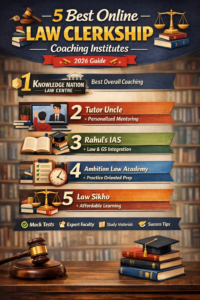 5 Best Online Law Clerkship Coaching Institutes