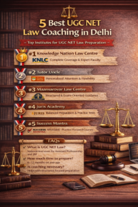 5 Best UGC NET Law Coaching in Delhi