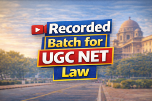 Recorded Batch for UGC NET LAW