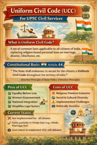 Uniform Civil Code: For UPSC Civil Services