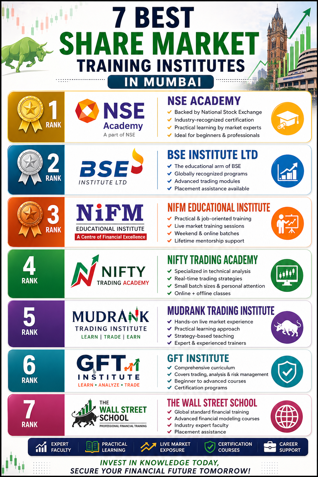 7 Best Share Market Training Institutes in Mumbai