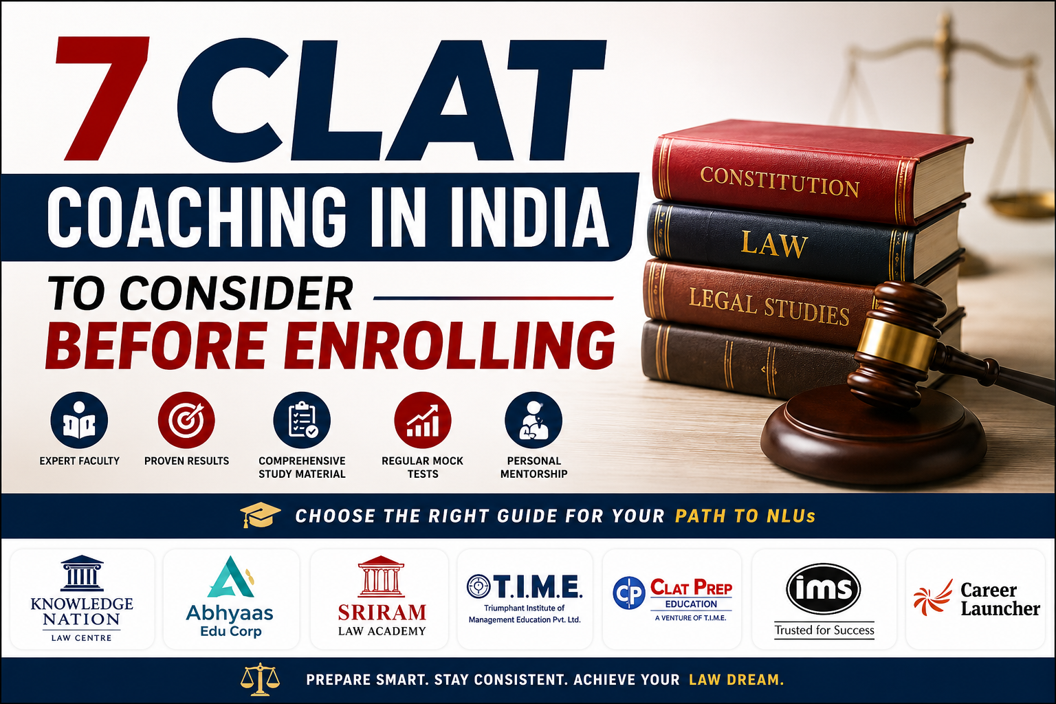 7 CLAT Coaching in India to consider before Enrolling 7 CLAT Coaching in India to consider before Enrolling